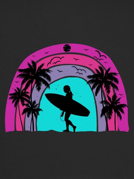 Surf retro sunset