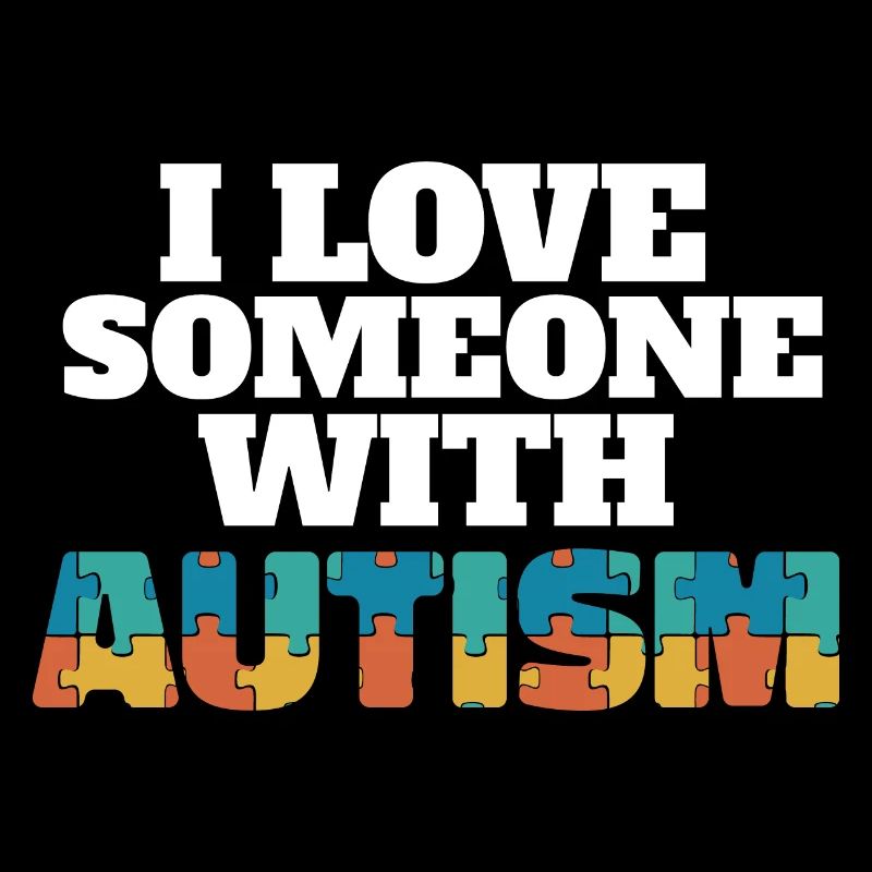 I Love Someone With Autism Awareness Month Puzzle