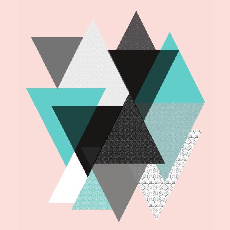 Triangles turquoise