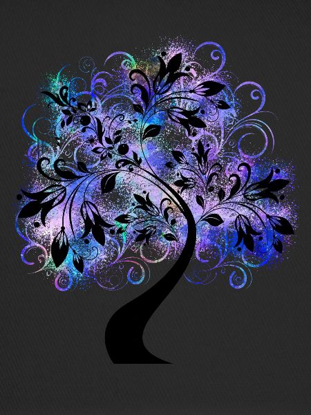Arbre fleuri