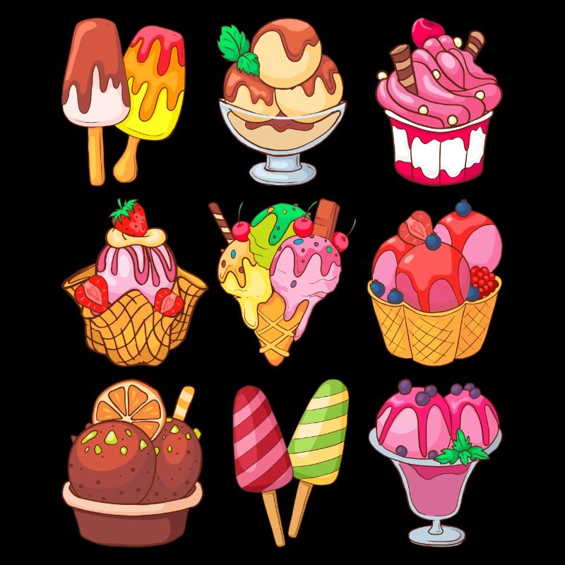 Eis Speiseeis Eiskrem Eiscreme Kugeleis Eisbecher