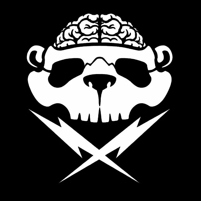Panda Blitz Gehirn Halloween