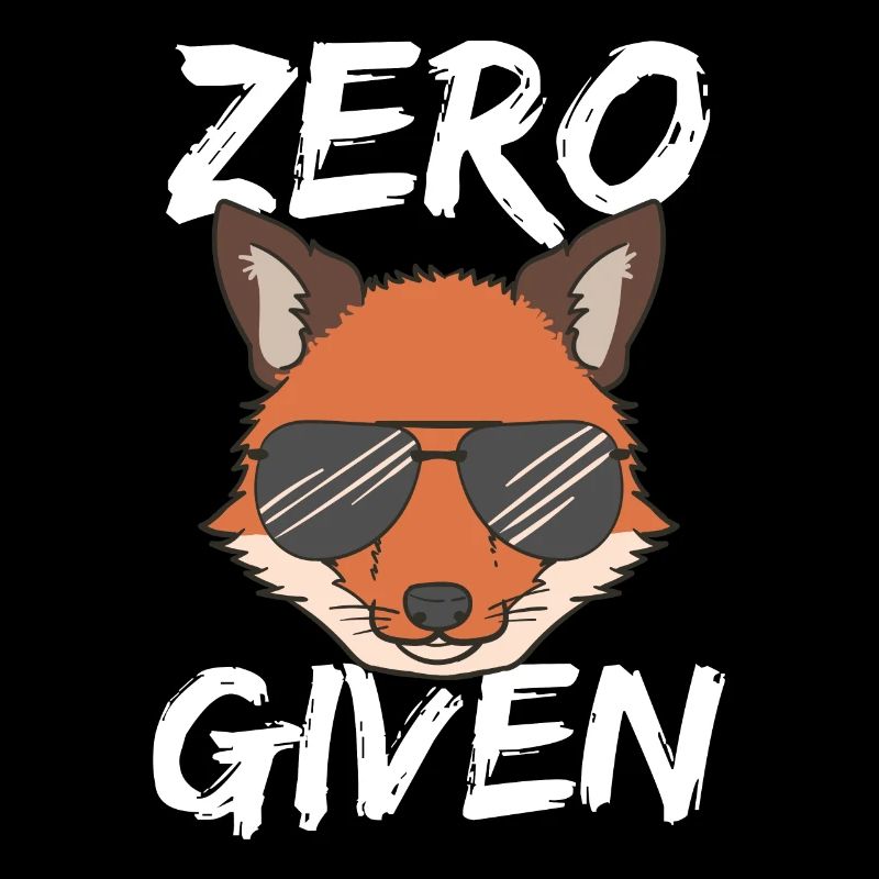 Fox Sunglasses Zero Fox Given Given Tshirt Gift