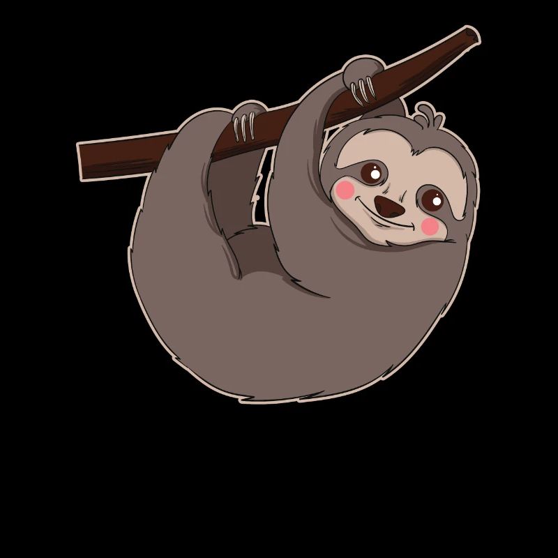 Sloth Hangs On The Branch Gift