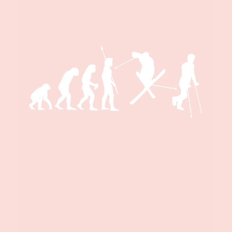 Funny Ski Evolution Winter Sports Fun Gift
