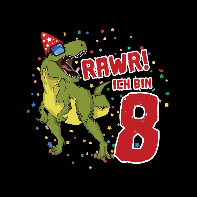 8. Geburtstag Dinosaurier Geburtstags Geschenk