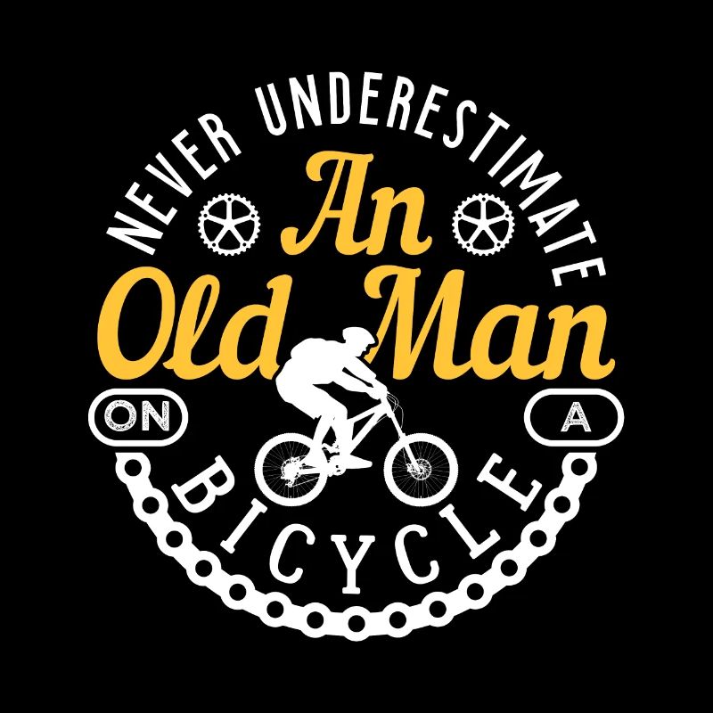 Never Underestimate An Old Man On A Bicycle