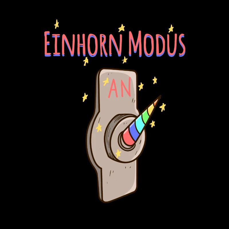 Lustiges Einhorn Modus An Einhörner Geschenk
