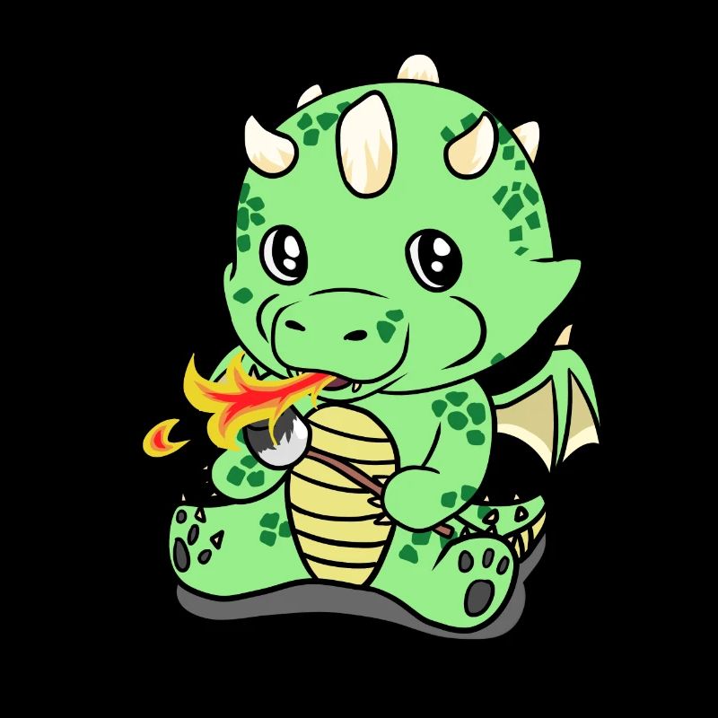 Marshmallow Drache