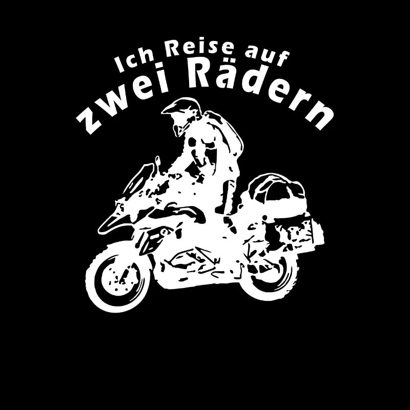 ich reise auf zwei Rädern