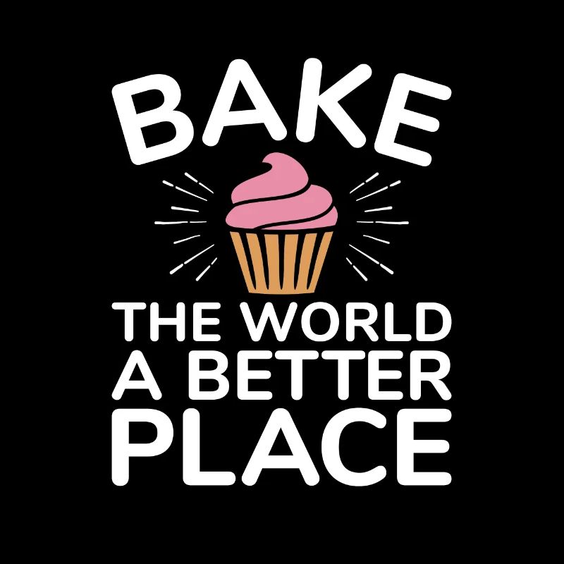Backen, Bäcker, Liebe, süßes Geschenk-Design zu backen