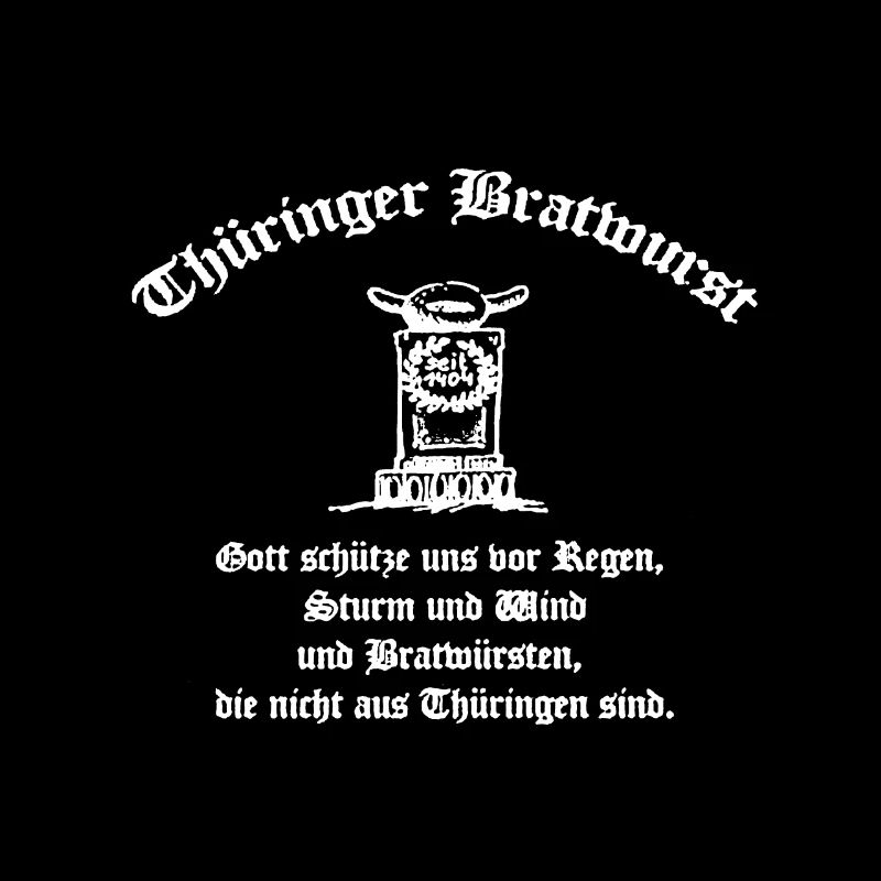 Thüringer Bratwurst Thüringen Wurst DDR Geschenk