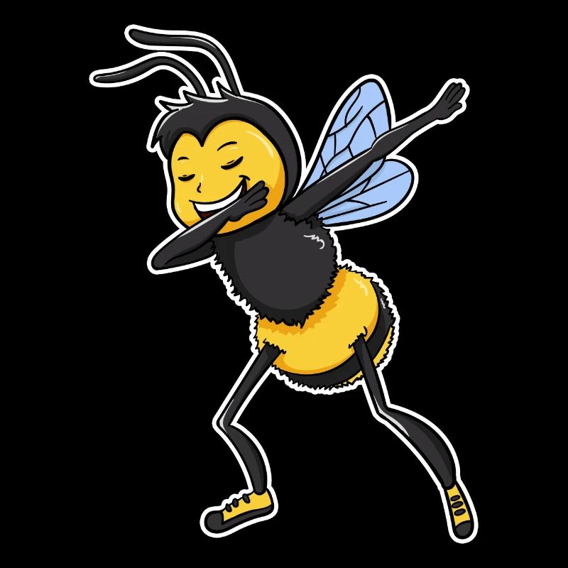 Bee Bees Dabbing Dance Funny Honey Gift