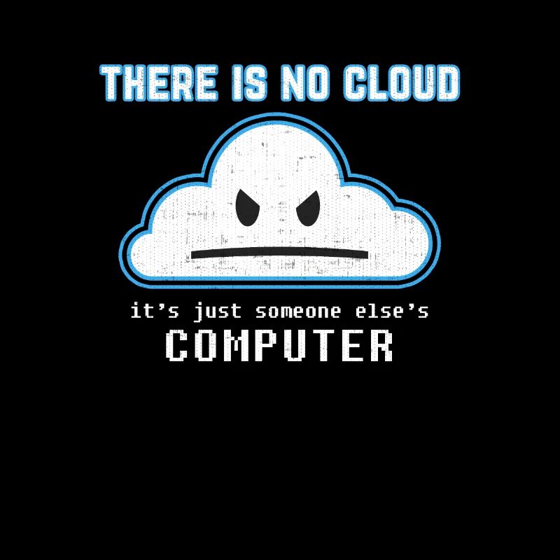 Lustiger Programmierer-Witz - Es gibt keine Wolkengrafik
