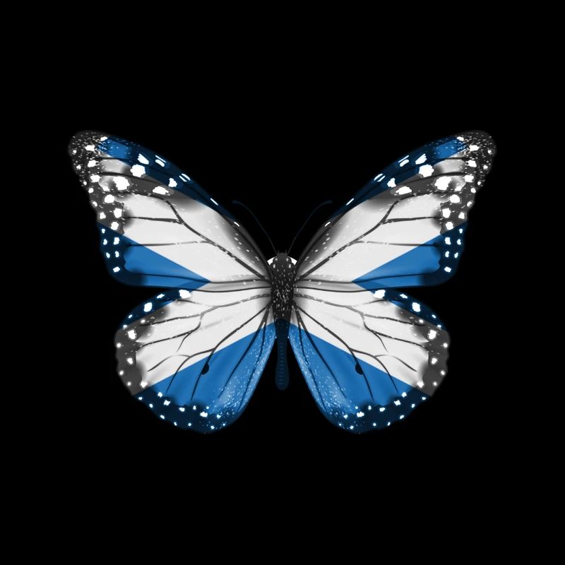 Drapeau papillon de l'ecosse