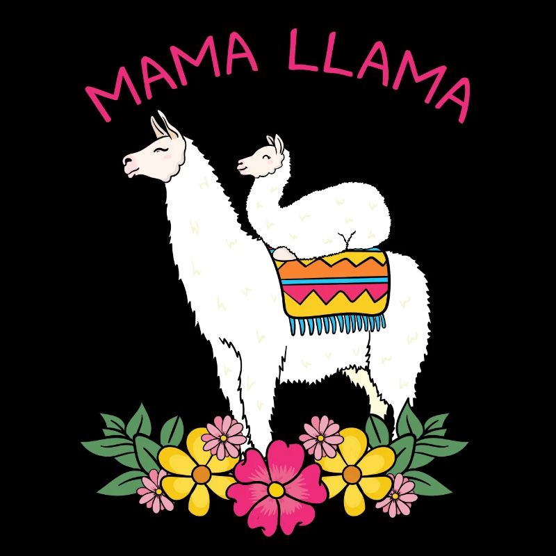 Mama Mutter Muttertag Geschenk Lama Llama Lustig
