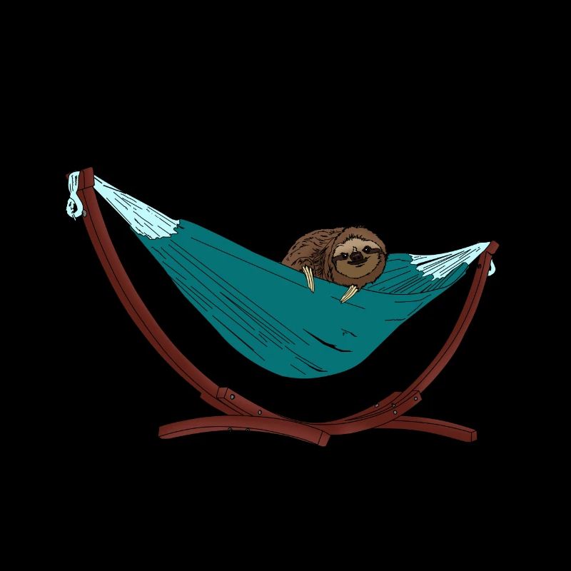 Sloth in hammock Gift idea for children