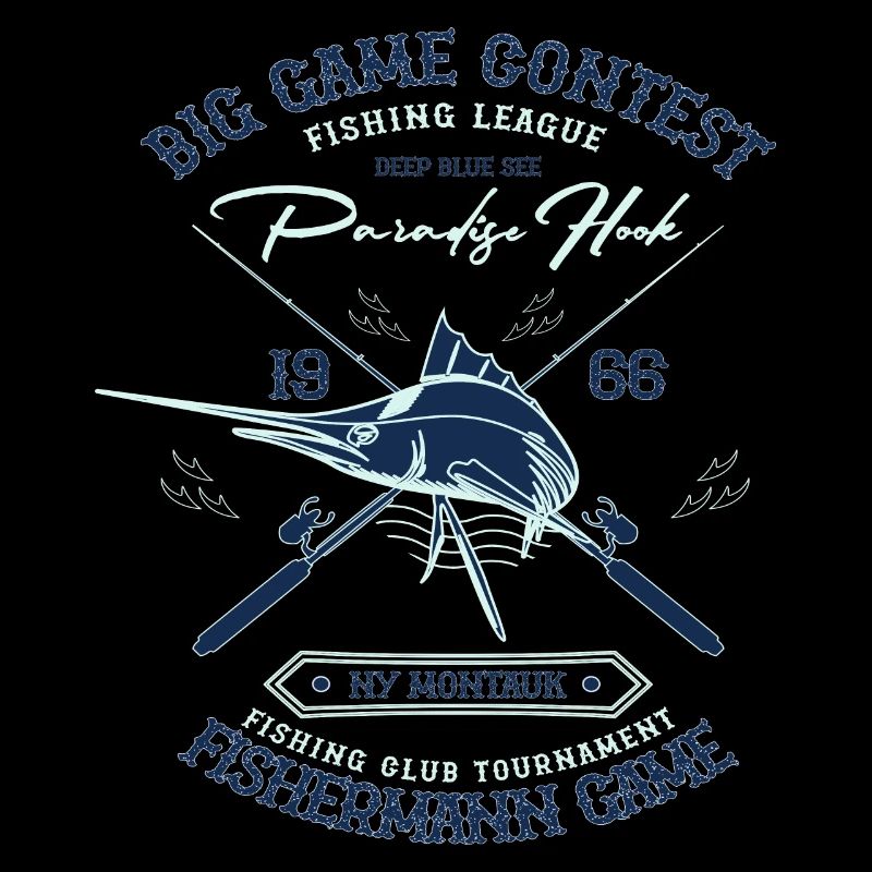 Big Game Contest Paradise Hook Mojo Design Tee