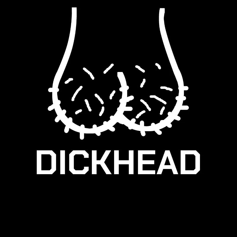Penis Head Testicles Face Dickhead Funny Gift