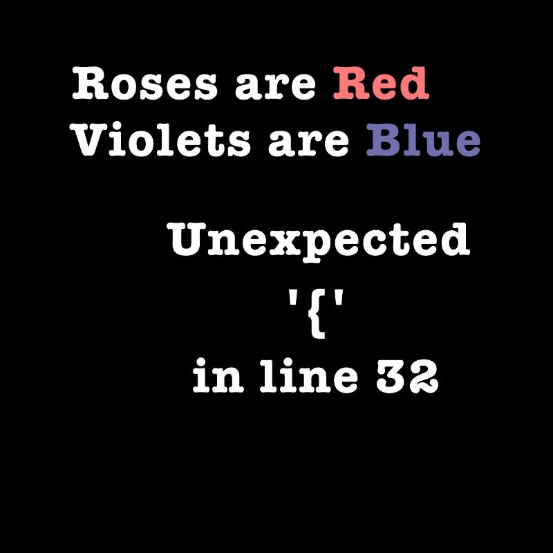 Unexpected Bracket in Line 32