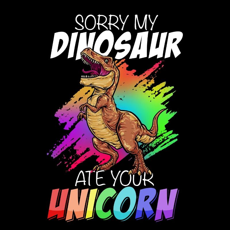 Lustiges TRex Einhorn-Dinosaurier-Einhorn