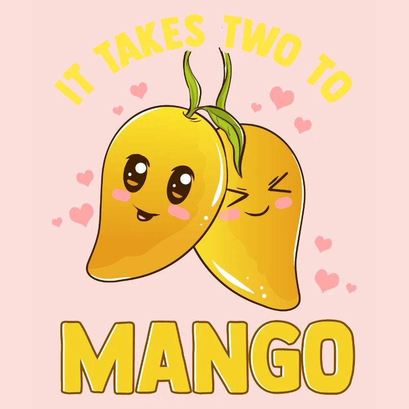 It Takes Two To Mango Funny Fruit Tango Pun