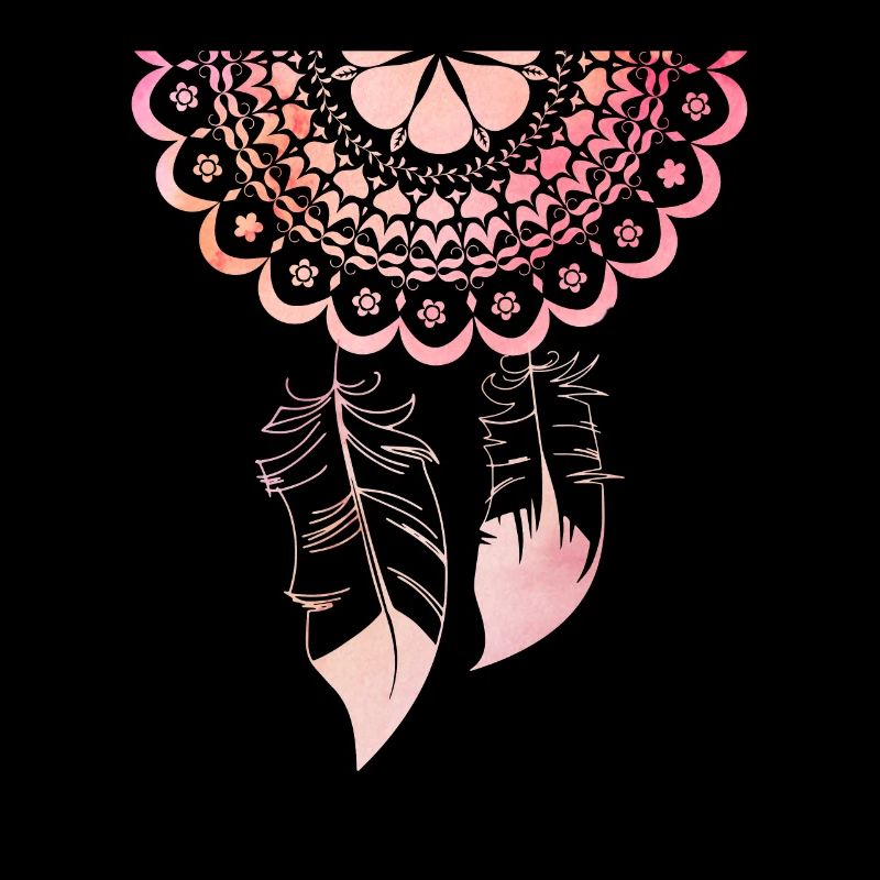 Dream catcher feather Indian style