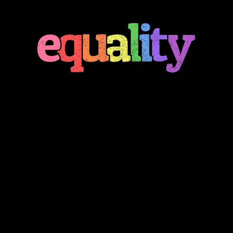 Equality Gay Pride Rainbow Retro Distressed