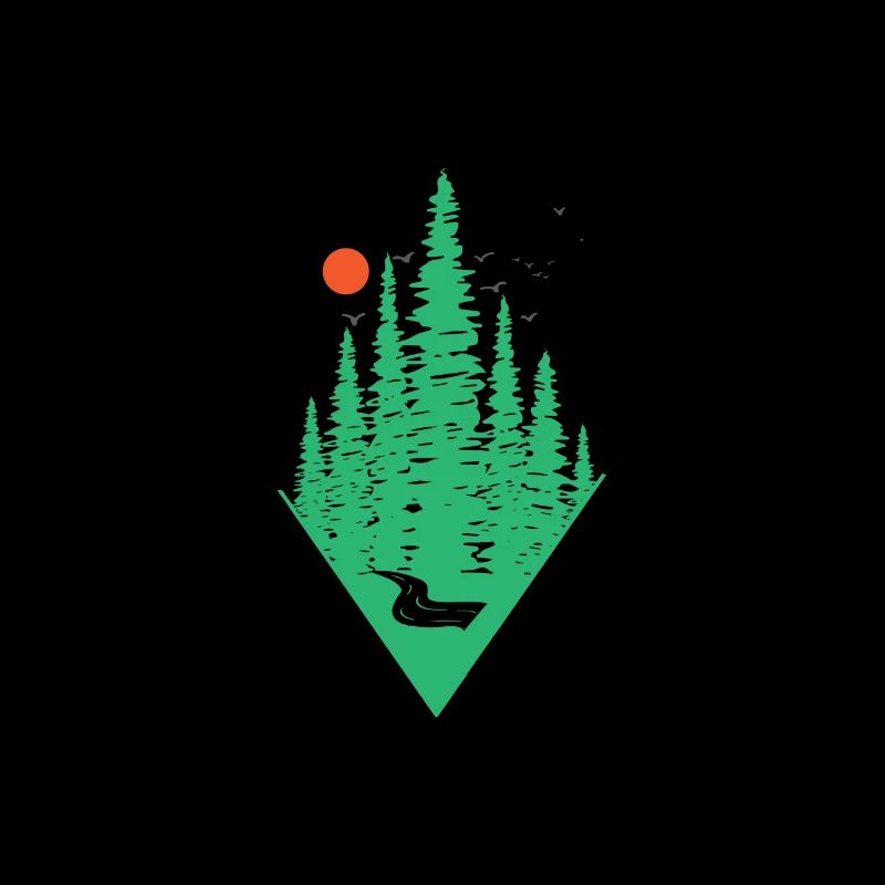 In den Wald hinter den Bergen