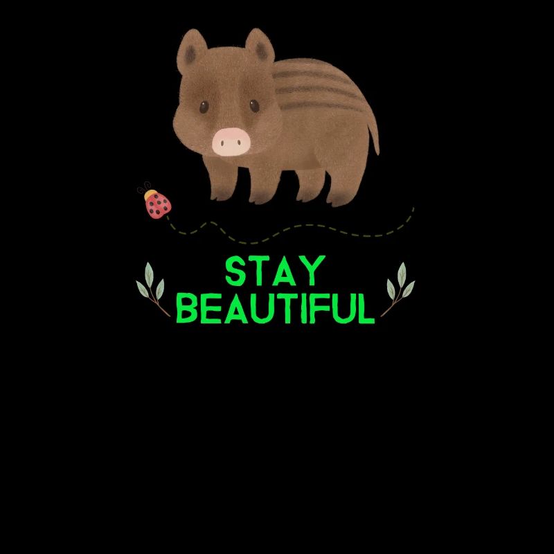 Doux mignon sanglier des forêts des animaux des forêts