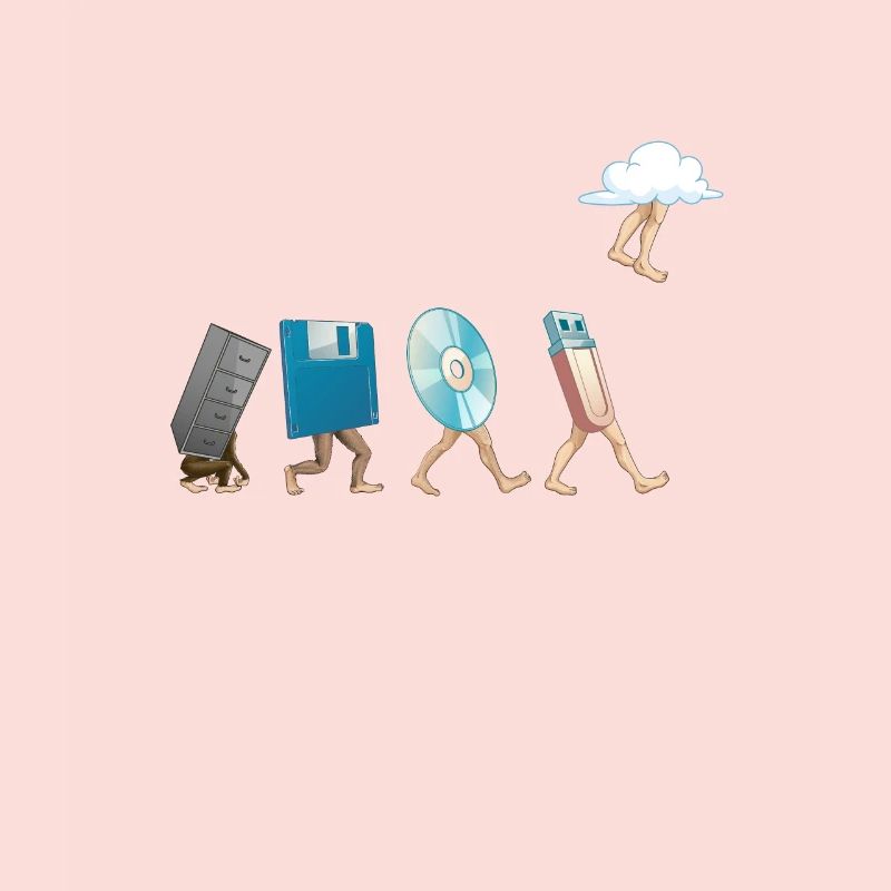 Computer engineering software floppy disk USB cloud