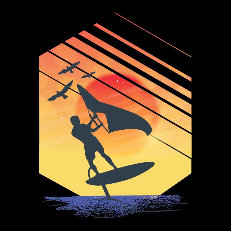 Wing Foiling Surfing Surfer Geschenkidee