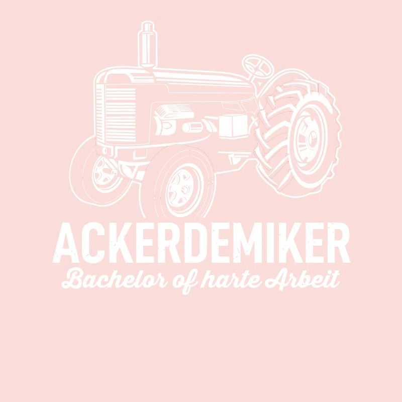 Ackerdemiker Traktor Bauer Evolution Landwirt Mann