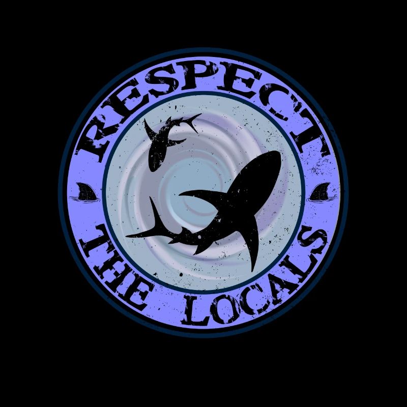 Respect The Locals Shark