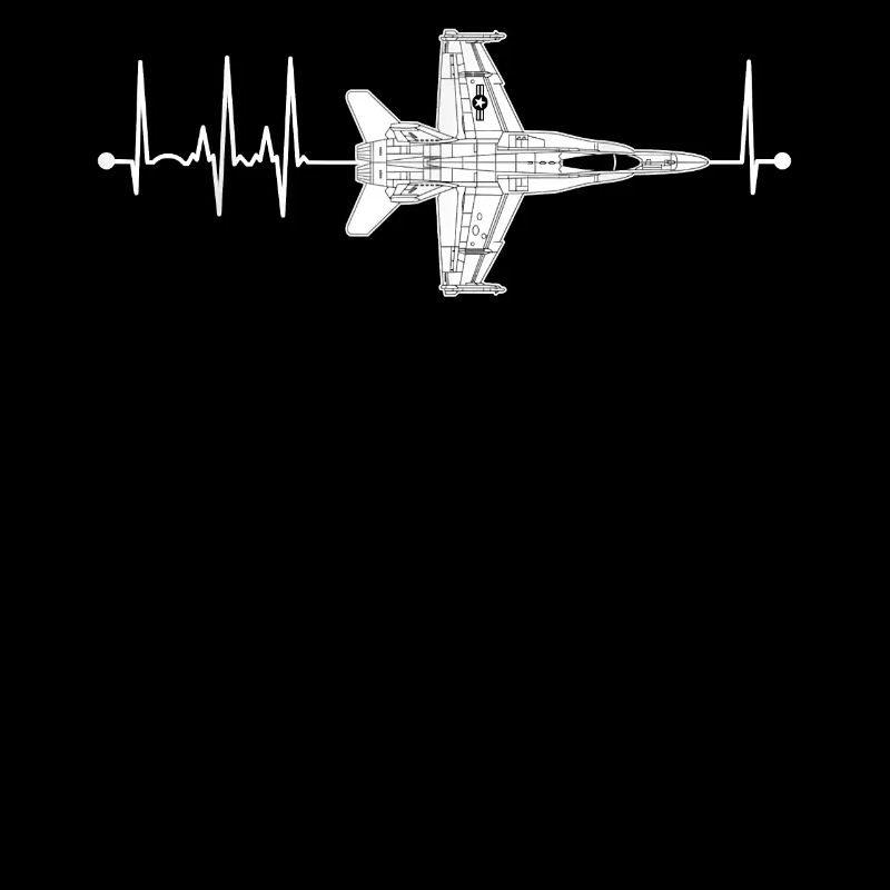 F18 Hornet Schematic Airplane Pulse Ekg Pilot