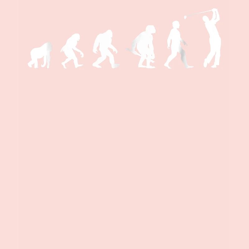 Golfeur Evolution Funny Golfer