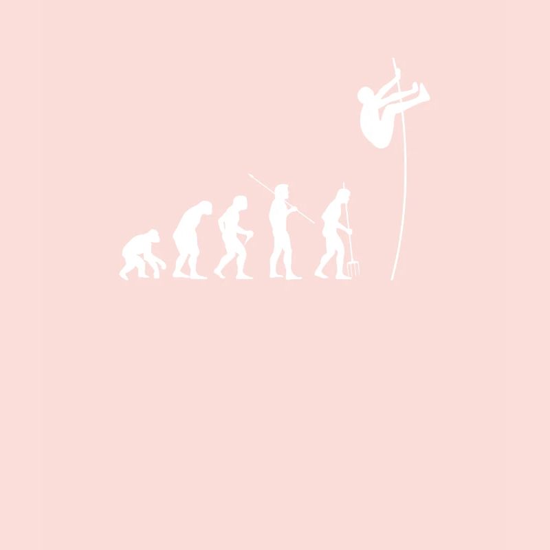 Evolution pole vault t-shirt gift