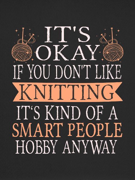 Knitting funny