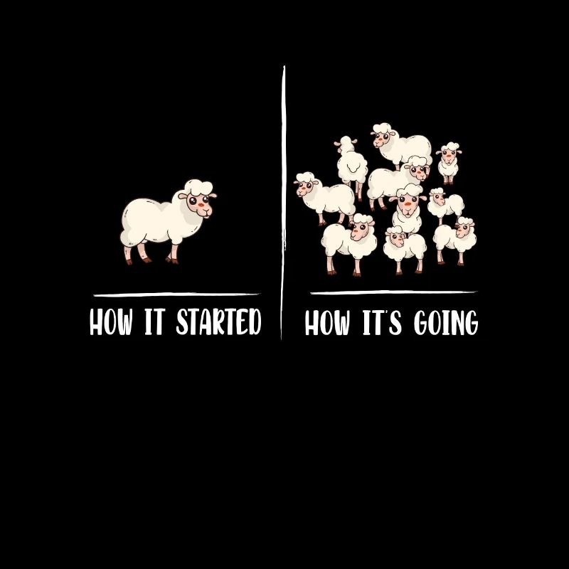 Un mouton beaucoup de moutons