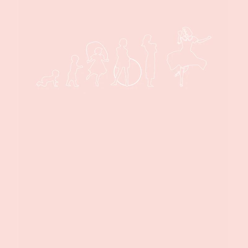 Evolution Tanzen Tänzerin Geschenk