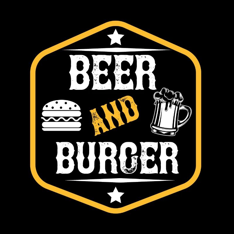 Beer and burger