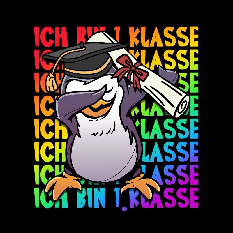 Ich bin 1. Klasse Schulkind Einschulung