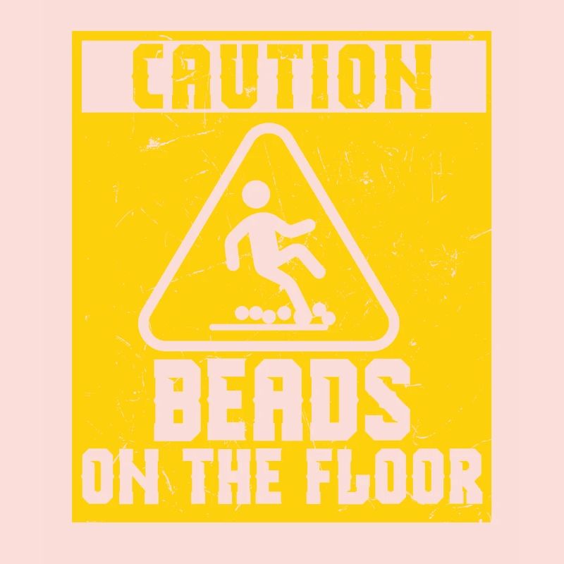 Caution Beads On Floor
