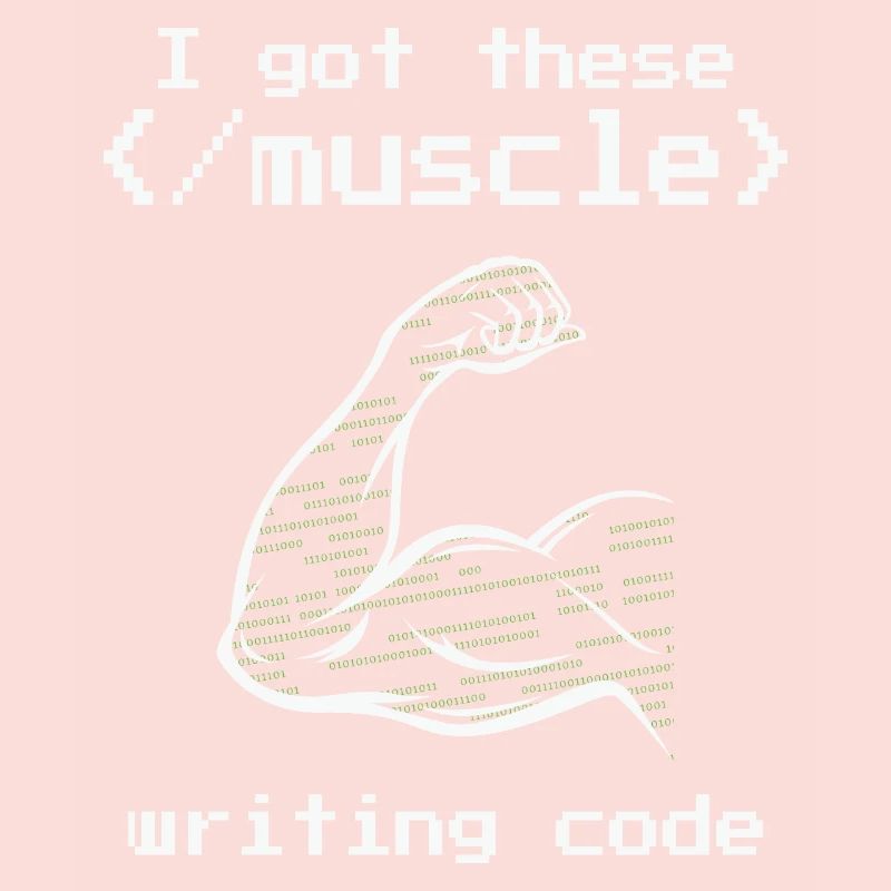 J’ai eu ces codeurs de programmeur de code d’écriture musculaire