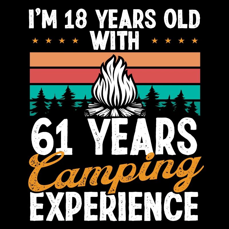 79 Year Old Camper Mountains Camping 79 Birthday