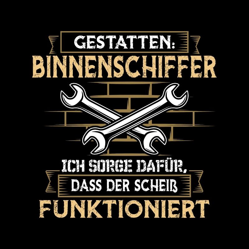 Binnenschiffer Boot Seemann