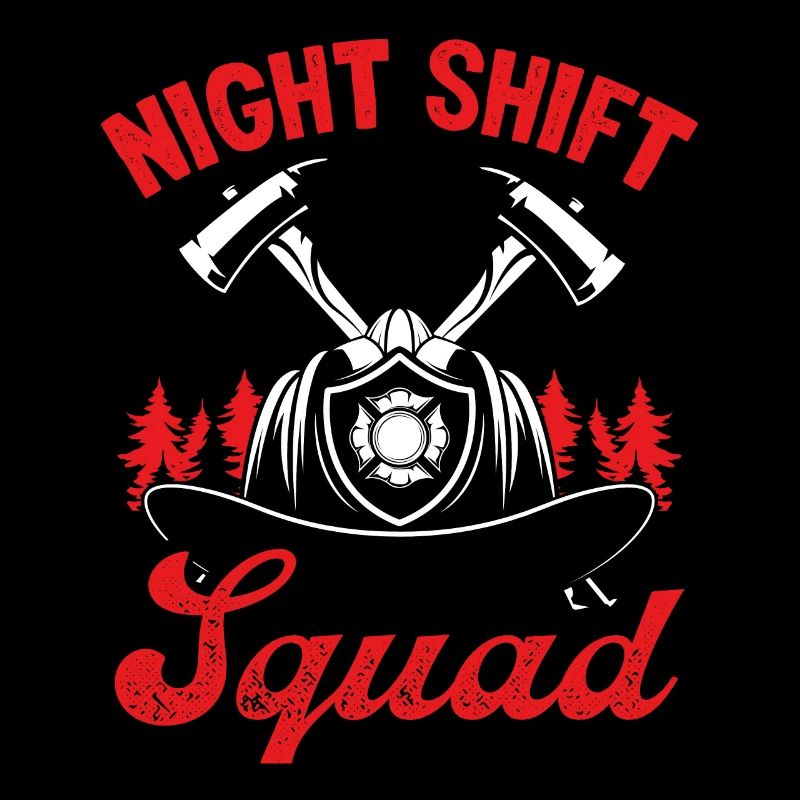 Night Shift Squad Firefighter Fire Mask Fire Pants