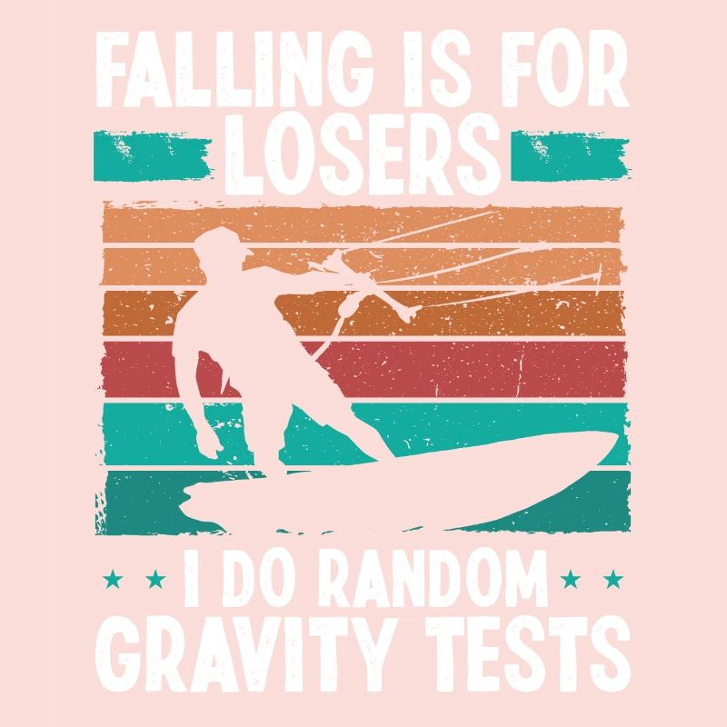 Kiteboarder Random Gravity Tests Funny Kitesurf
