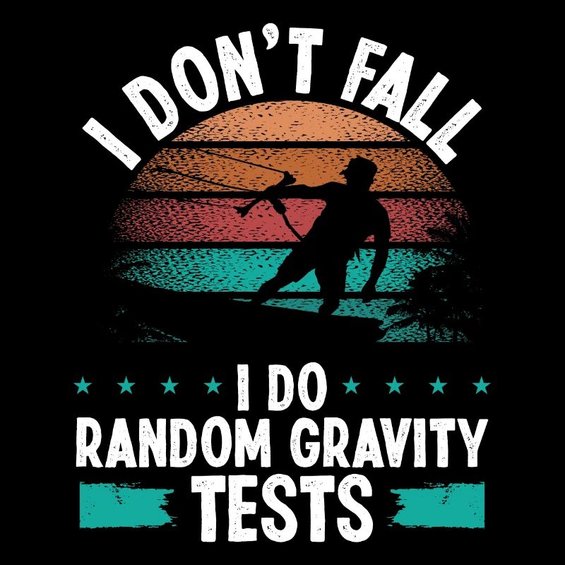 Kitesurfer Je ne tombe pas Je fais des tests de gravité aléatoiresKi