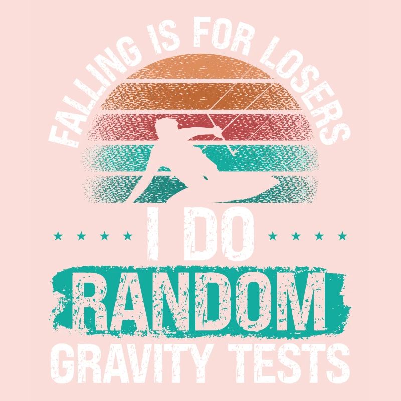 Kiteboarder Random Gravity Test Falling Kite